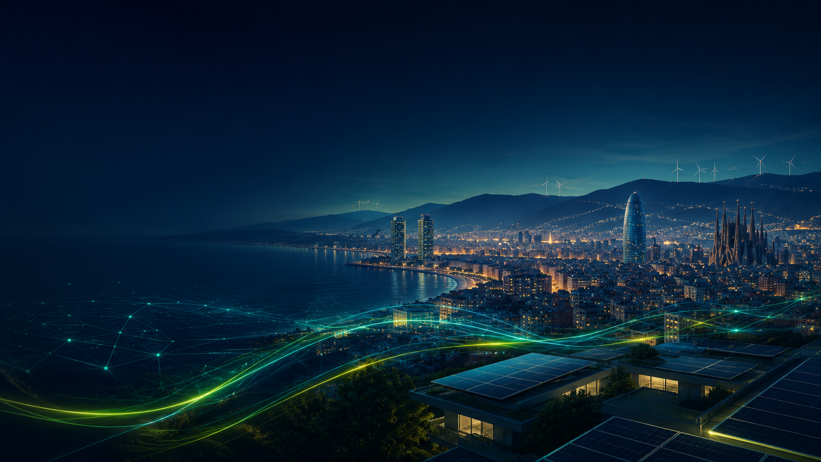 Litoral de Barcelona con energía sostenible